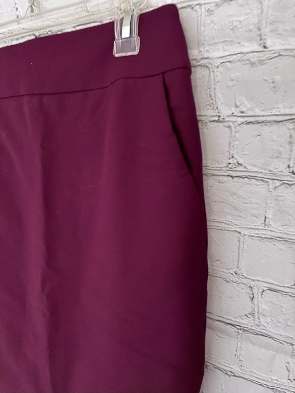 Express Plum Pencil Skirt